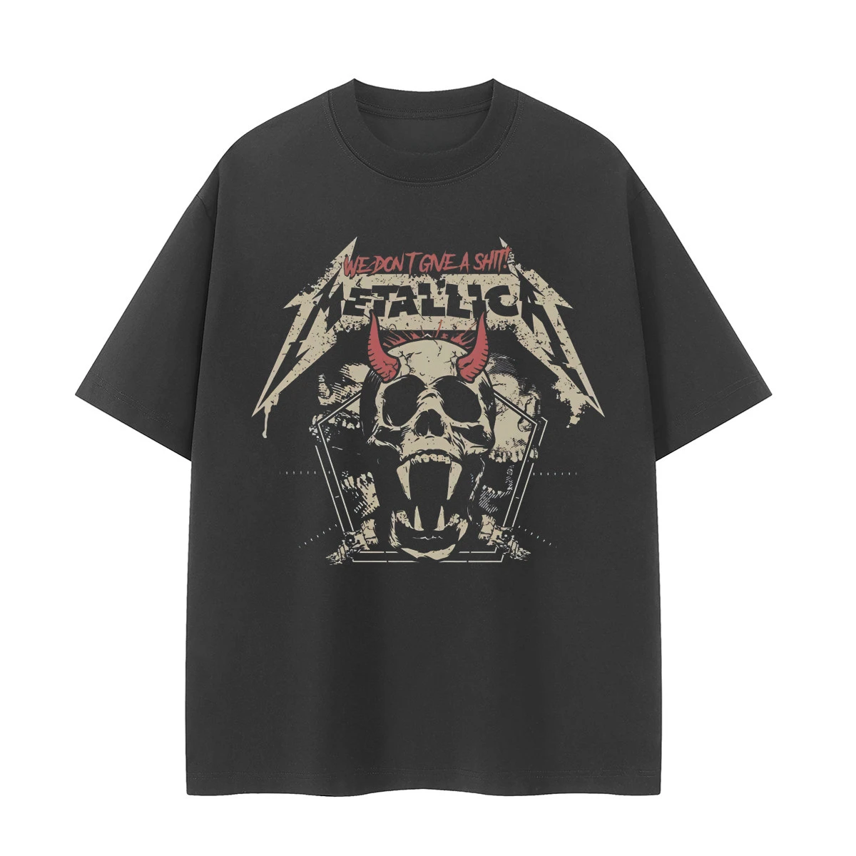 Metallica Master of Puppets Tracks Band T-Shirt, 100 % Baumwolle, Grafik-T-Shirt für Herren und Damen, Sommer-Streetwear-Top – Detail 6