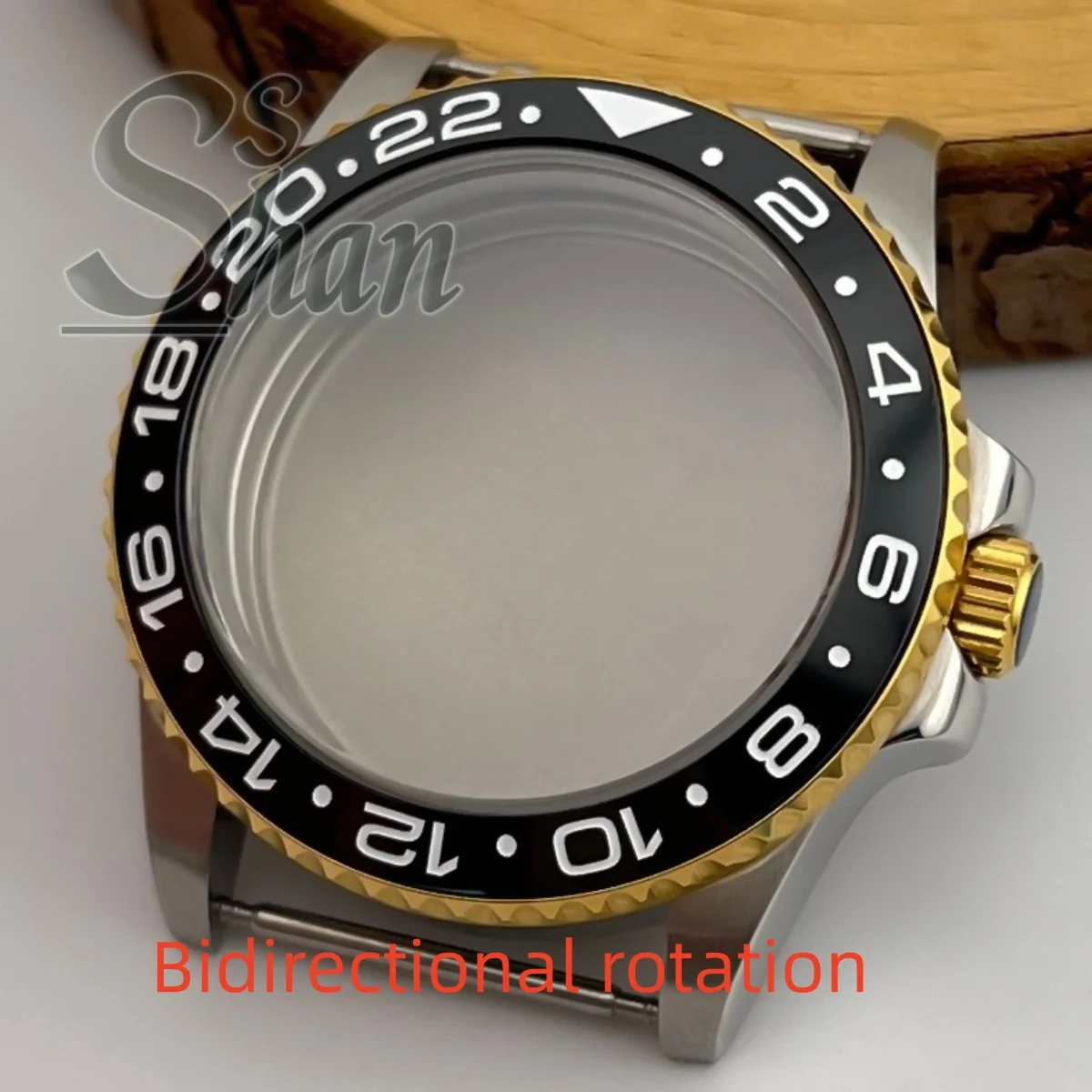 サファイアクリスタルを備えた40mmの双方向回転防水ケースは、NH35A ETA2824 DG3804 ミヤタムーブメントに適しています。