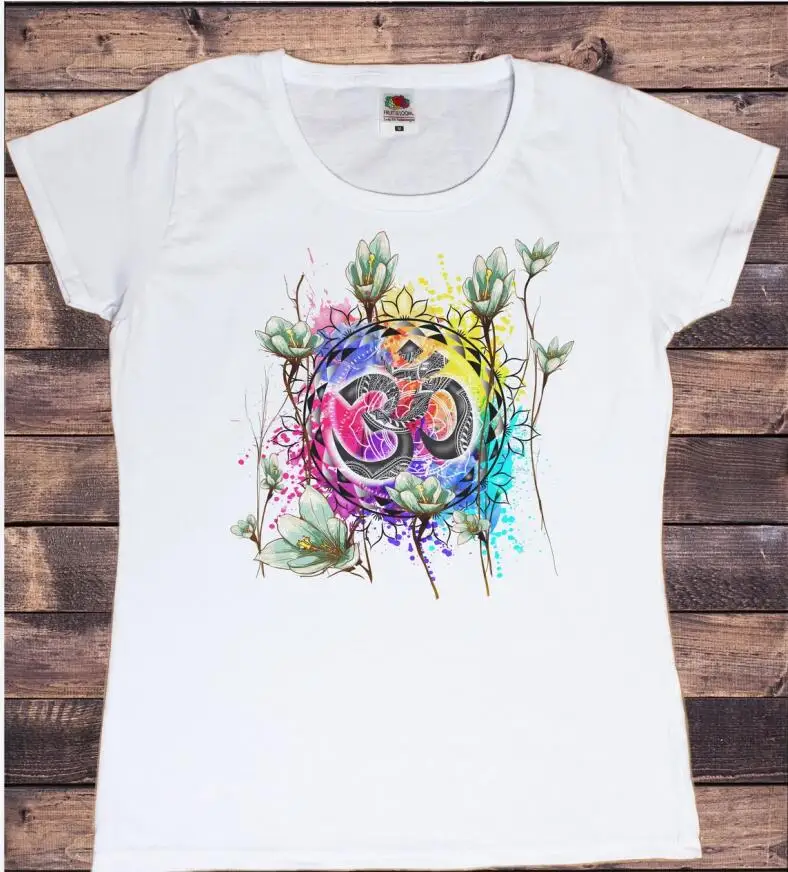 Meditation Breathe Tree Print Tshirts Women Clothes 2024 Rainbow Bird T Shirt Female Harajuku Kawaii Shirt Yoga Tops Tee Shirt