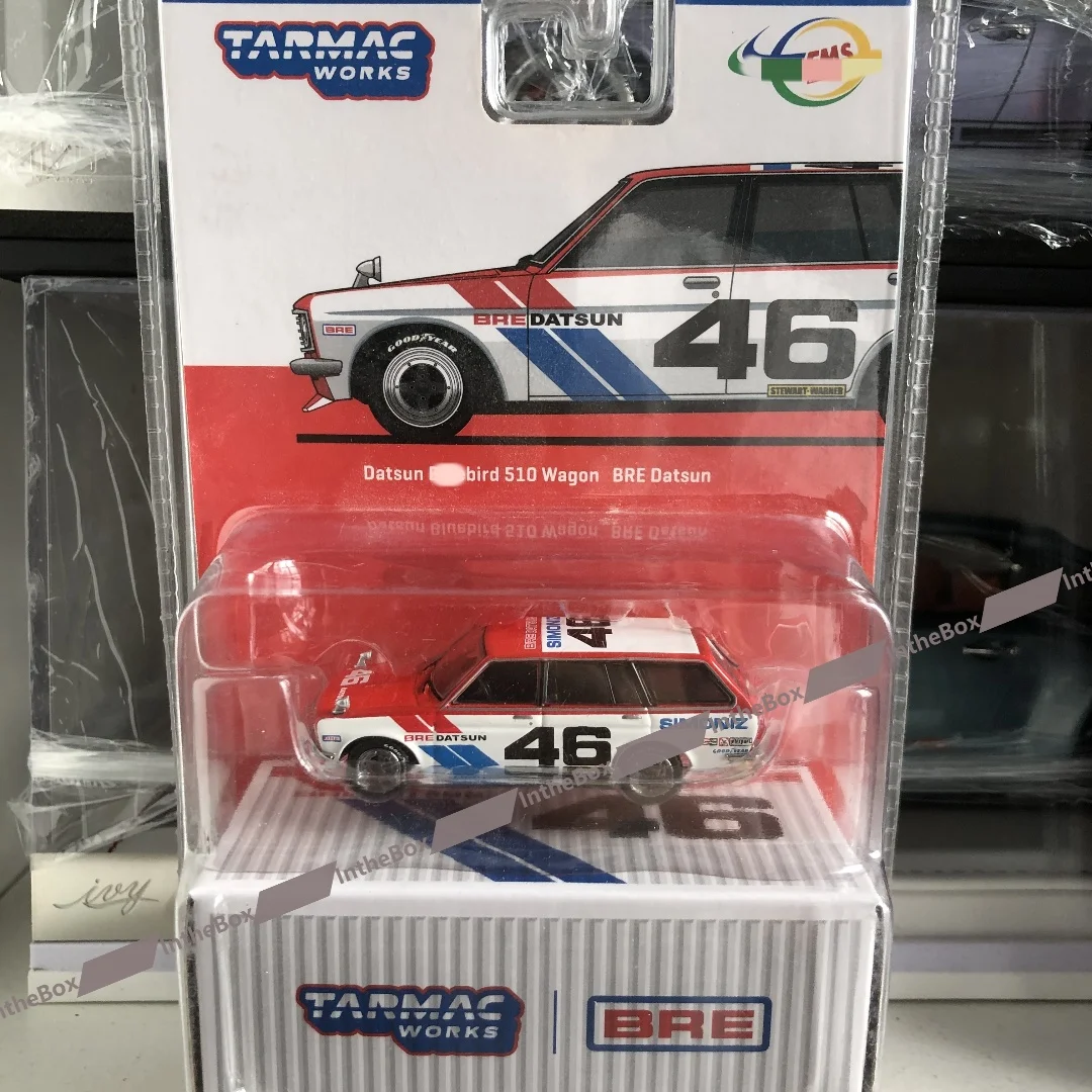 Tarmac Works 1/64 Datsun 510 Wagon BRE Datsun Diecast Metal Car Collection Limited Editon Hobby Toys