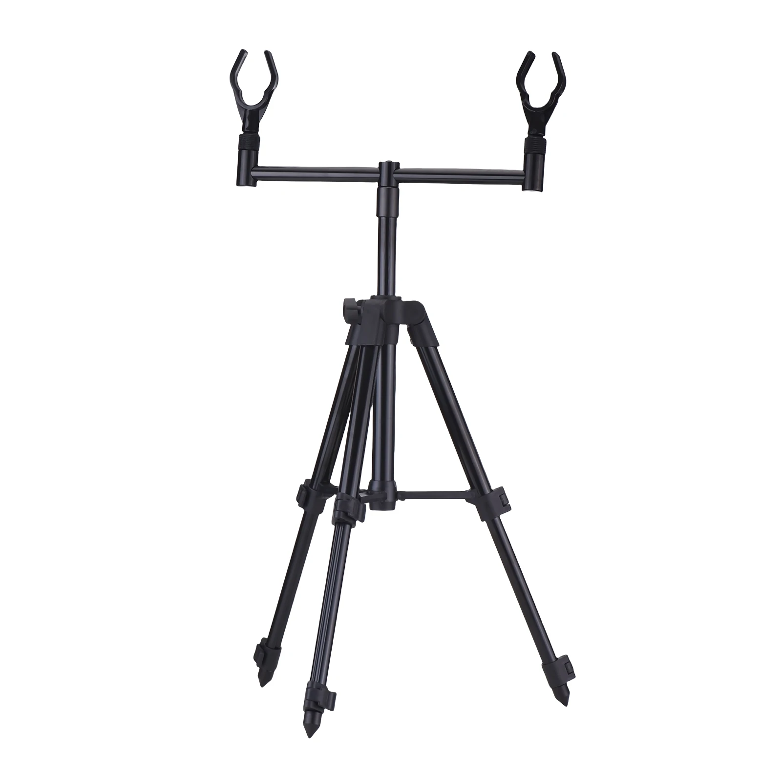 Height Adjustable Fishing Rods Tripod Telescopic Aluminum Alloy Fishing Rod Holder RP135-1-S