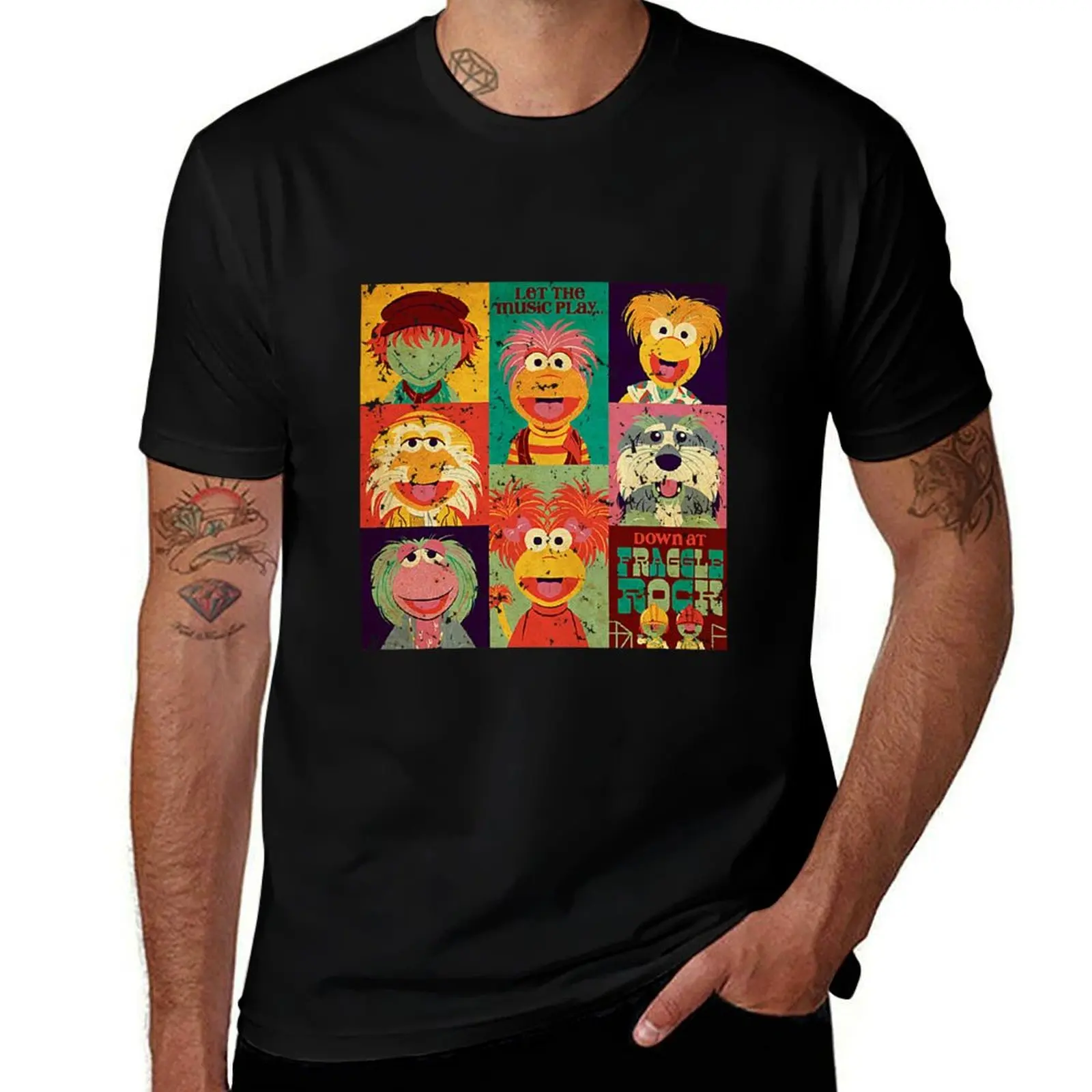 

FraggleRock team T-Shirt Fashion Graphic Tee for Men