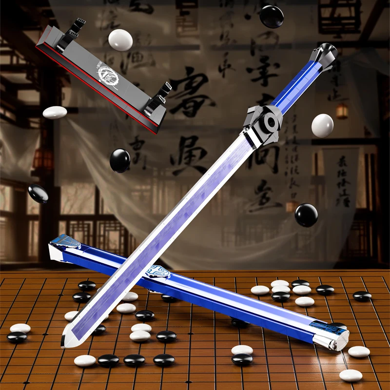 

BD8012 Boys Building Block Toy Gift Suxin Sword Metal Longquan Sword Model Assembly Educational Toy Gift