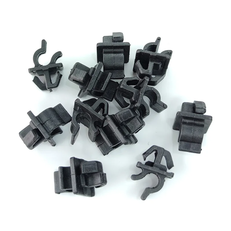 10/20/50x Universal Car Plastic Cover Hood Prop Rod Support Wire Clips Black Retainer Fastener For Toyota Honda Mitsubishi Lexus