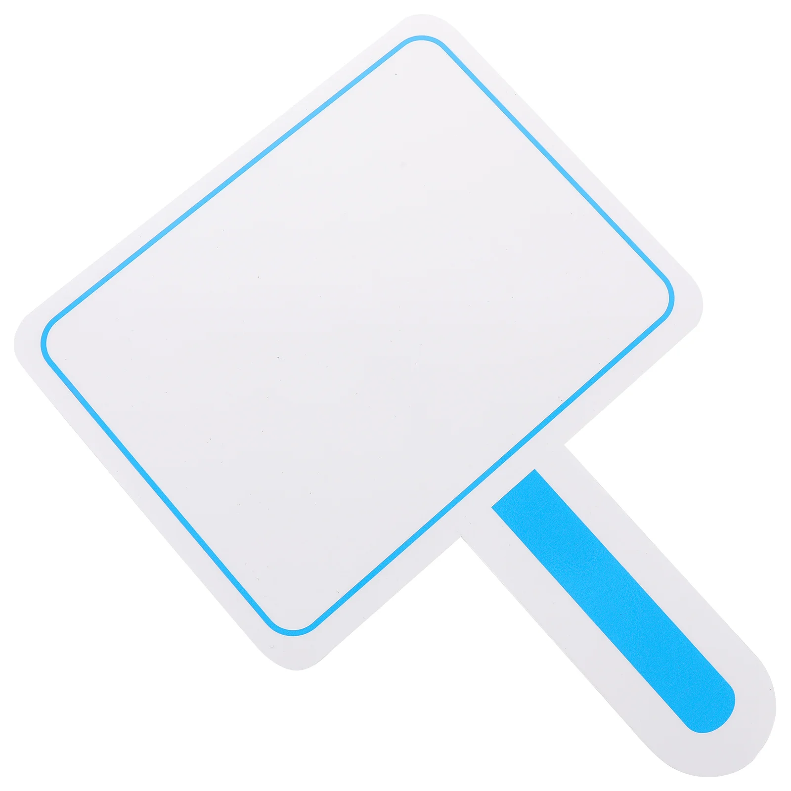 

Single Sided Whiteboard Writable Scoreboard Multiuse Handheld Voting Scoring Board Erasable Dry Erase Paddle Practical