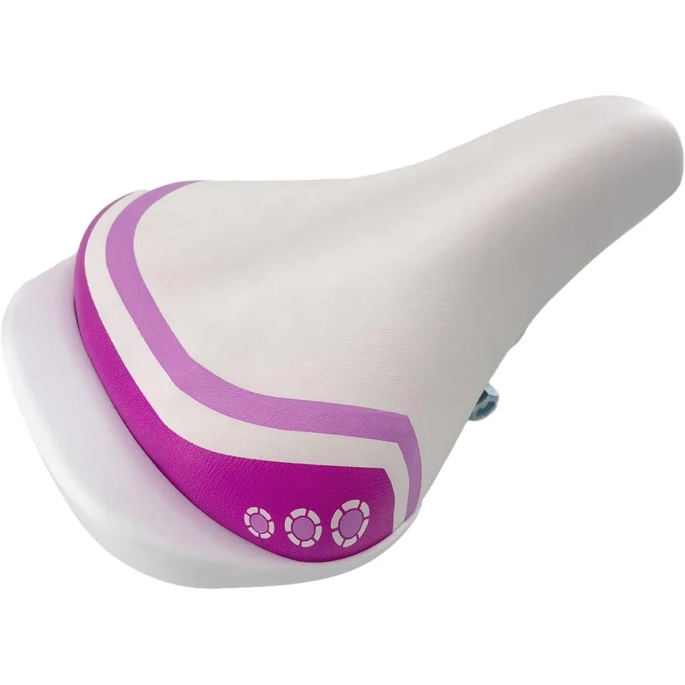 

Bike Seat for for 12 14 16 18 Inch Kids Bike, Comfort Replacement Bike Saddle for Boys and Girls Bicycle, Fit for 22.2mm Diamet