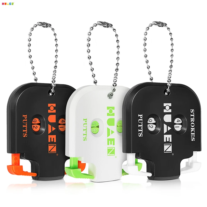 1Pc Zeroable Mini Handy Golf Shot Count Stroke Putt Score Counter Two Digits Scoring Keeper With Key Chain Easy Return To Zero