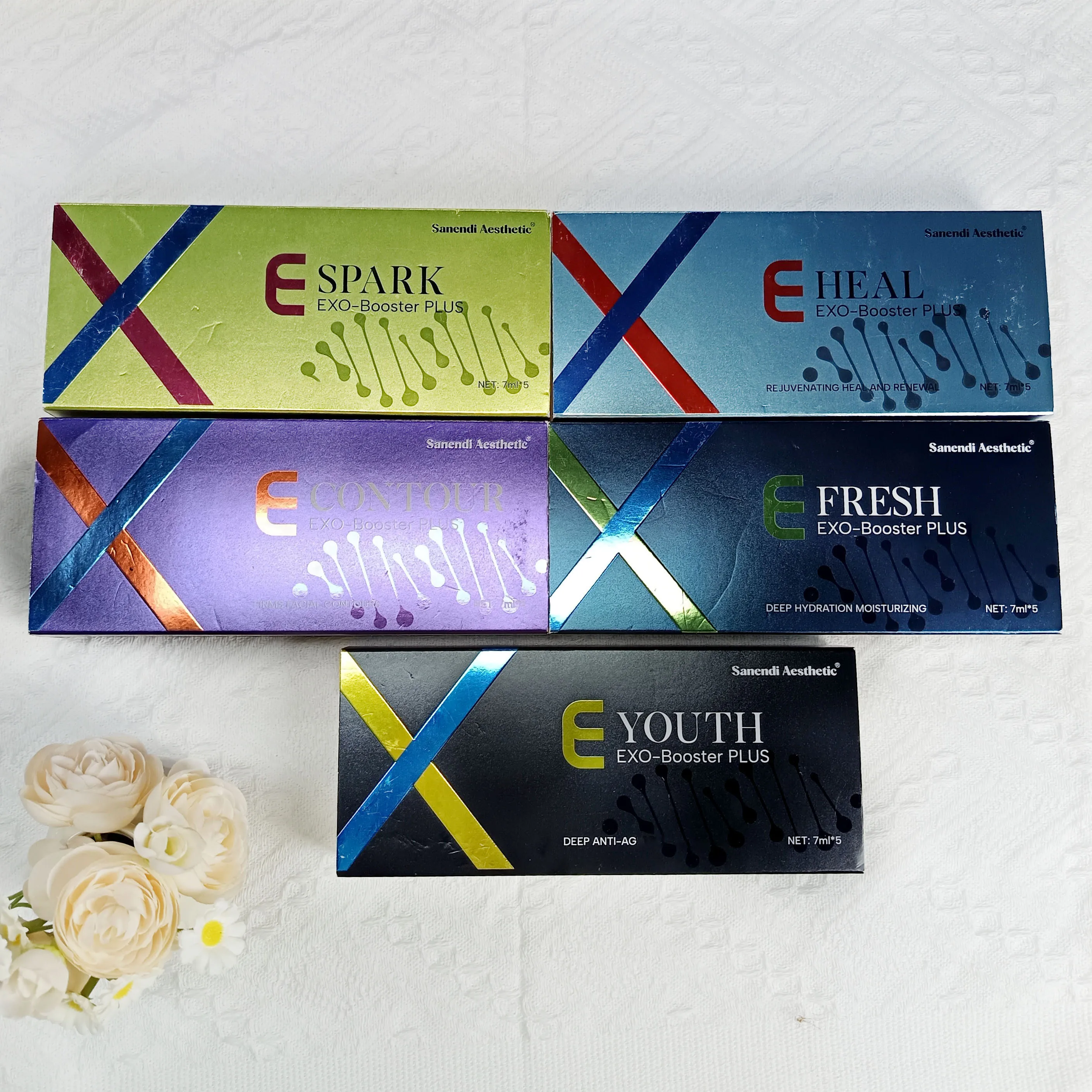 Sanendi Hyaluronic Acid serum exobooster Essence Hydrating Smoothing Facial Liquid Solution korean Skin Care