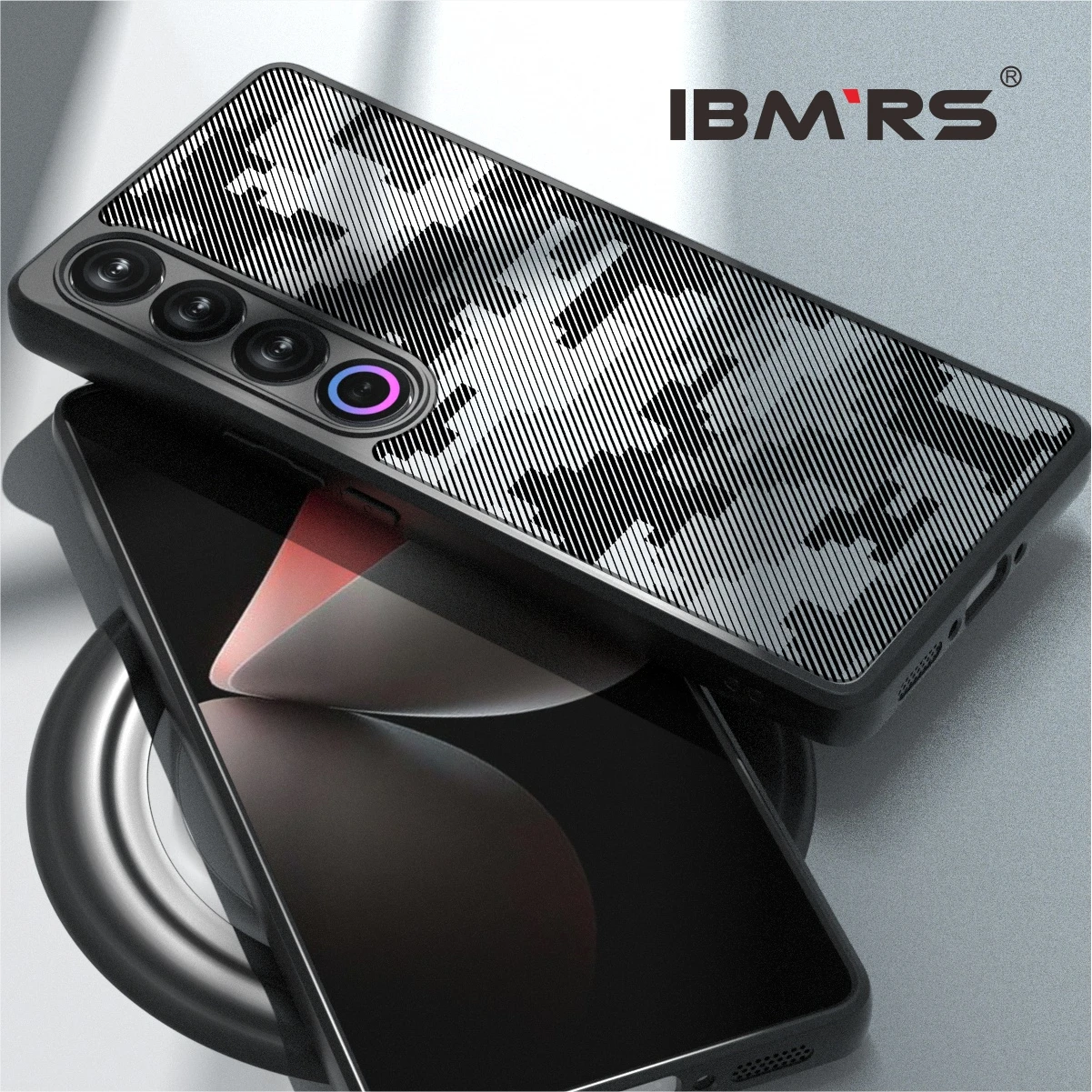 

IBMRS for Meizu 21 Pro camo phone case,Clear Hard Back Shockproof Advanced Protective Cover