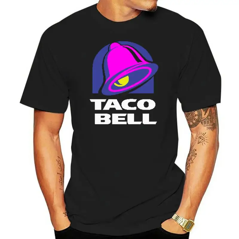 New Taco Bell Food Logo T-SHIRT Men Tee Size S -3XL