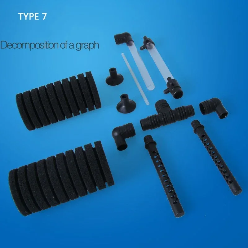Esponja De Filtração De Aquário, Bomba De Ar De Peixe, Skimmer, Esponja Bioquímica, Filtração, Filtração, Tipo 7