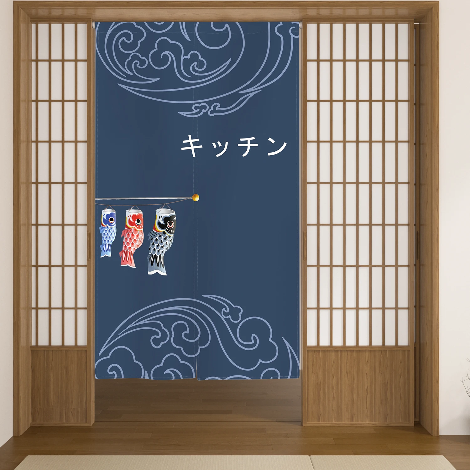 Japanese Style Noren Door Curtain Izakaya Dining Room Partition Linen Doorway Curtains Home Decor Kitchen Entrance Half Curtain