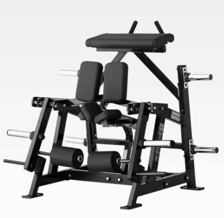 

Steel ISO Lateral Kneeling Leg Curl Machine Gym Strength Training Exercise With Plate Loaded Leg Press