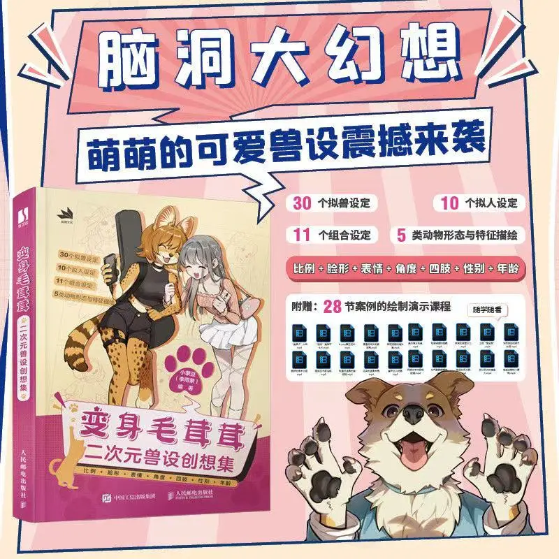 Transformation of Fluffy Two-Dimensional Beast Design Collection