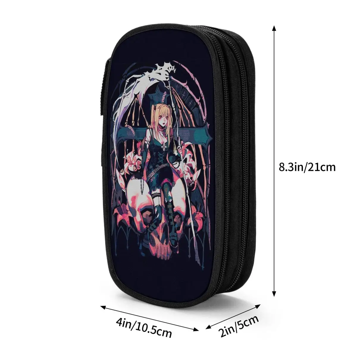 Deaths Notes Ryuk Anime Pencil Case for Kids School Pen Box Pencil Bag Stationery Supplies Pen Holder Bag