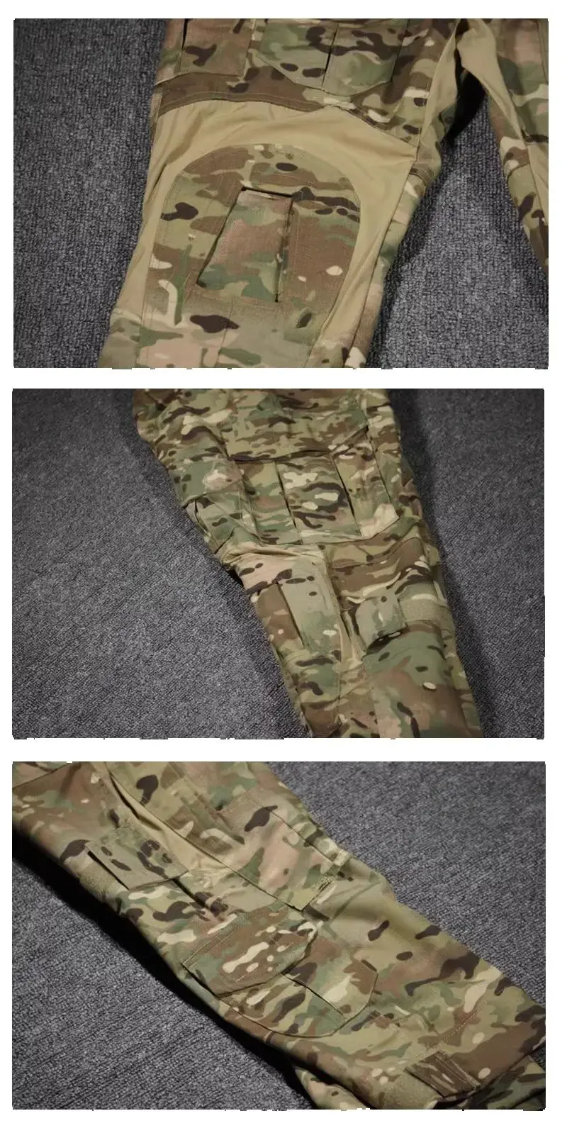 Tuta tattica da rana mimetica tattica Tom Gen3 MC, set da allenamento per sport all'aria aperta, tuta da caccia G3, maniche lunghe + pantaloni