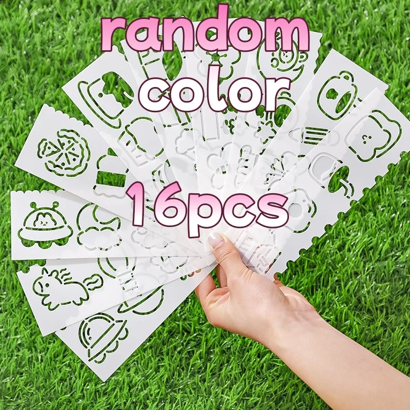 Cartoon Hollow Multi-Shape Stencil Ruler Drawing Template