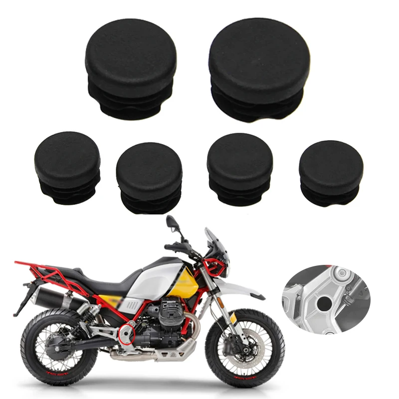 

6PCS Motorcycle Accessories Frame Hole Cover Caps Plug Decorative Frame Cap Set fits For MOTO GUZZI V85TT V85tt 2019-2022