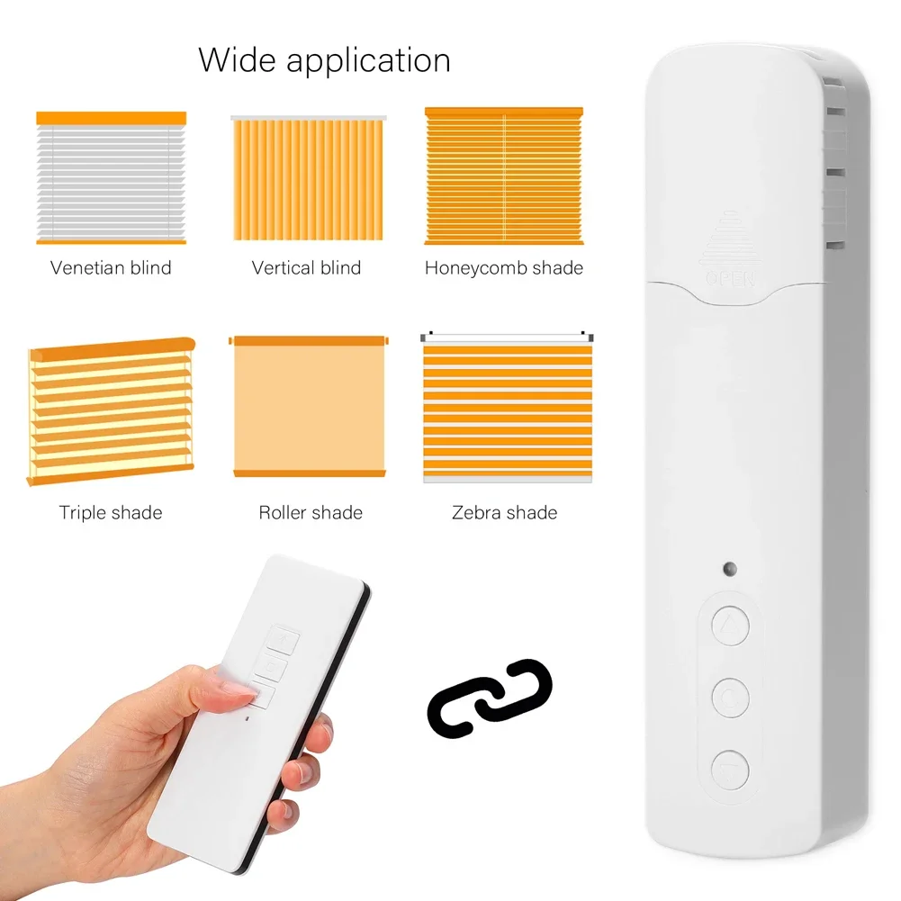 WIFI Smart Electric Curtain Motor Chain Roller APP Control Quiet Blind Pull Bead Curtain Motor System For Alexa Google Home