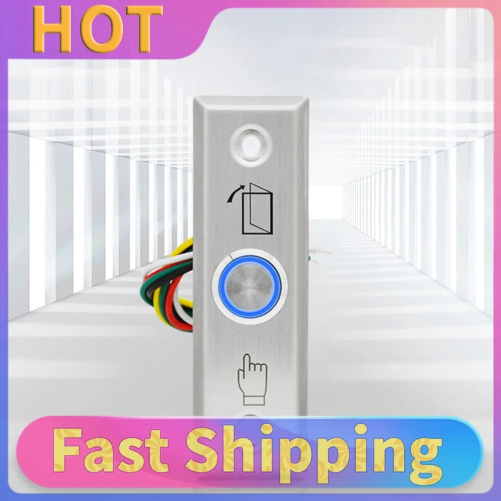 Stainless Steel Exit Button Push Switch Door Opener Release for Access Control