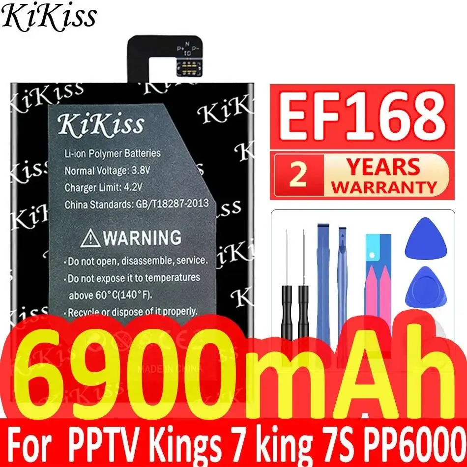 

EF168 Premium Replacement For Pptv Kings 7 King 7S King7 PP6000 Electronic Product Battery 6900mAh