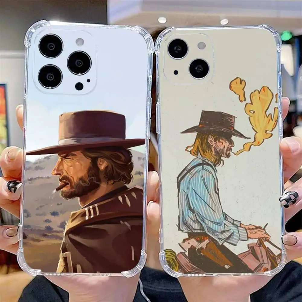

The Good the Bad and the Ugly Phone Case For iPhone 16,15,14,13,12,11 Pro,Max,Plus,X,XS,XR,SE,Mini Transparent Silicone Soft