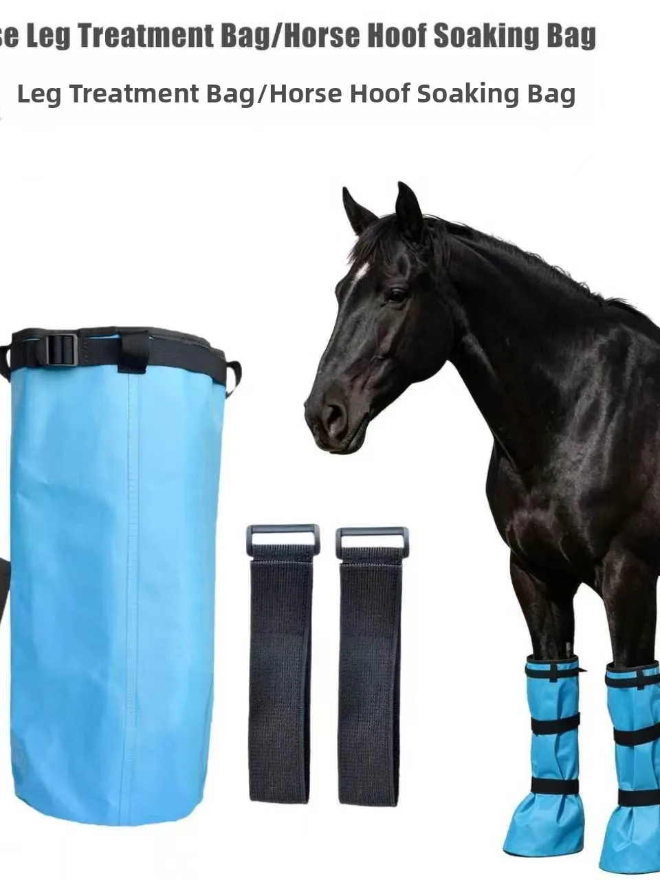 hoof-care-bucket-leg-special-treatment-soaking-bag-hoof-immersion-boot-care-barrel-equestrian-supplies