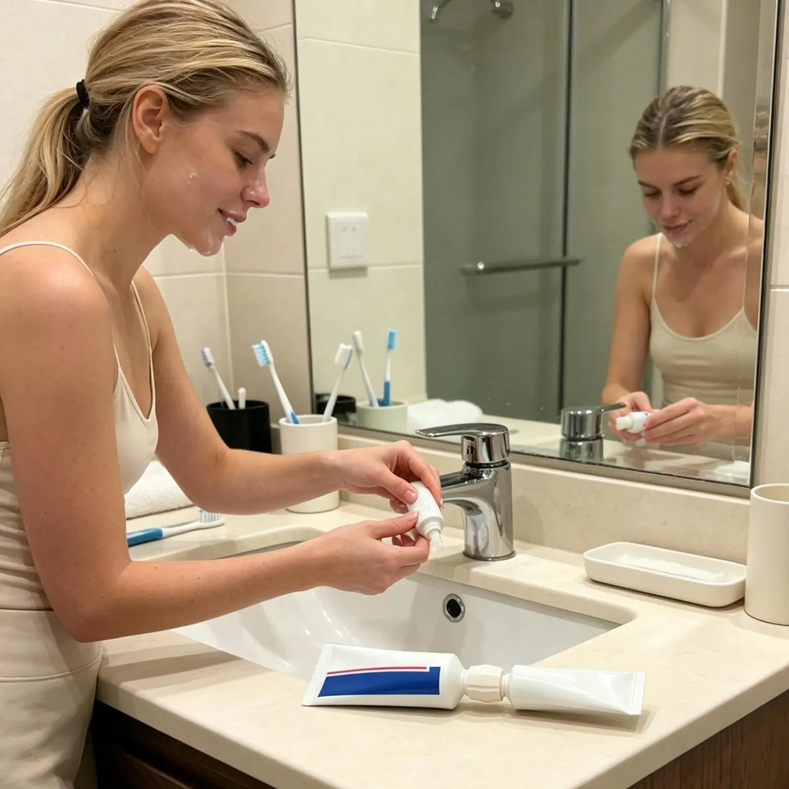 Toothpaste Refill Adapter Portable Reusable Connector Toothpaste Transfer Adapter for Travel Camping RV Gym Bathroom Lotion