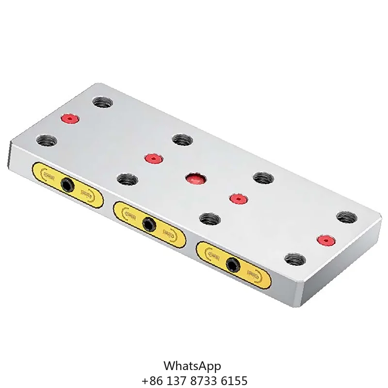 High Repeatability Multi-Station Positioning Quick Change Plate For 5-Axis CNC Machining Centers Tooling Change