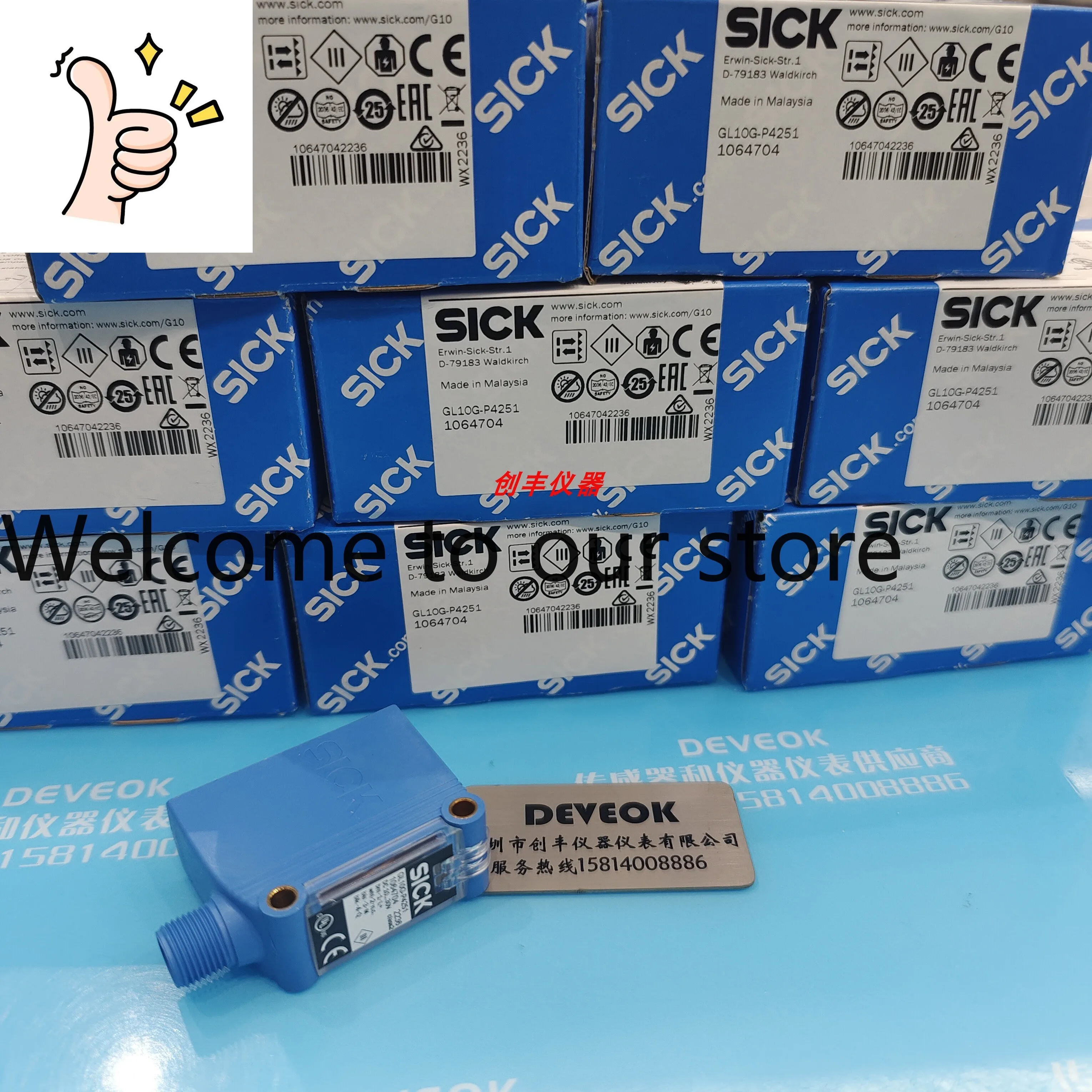 

Индуктивный датчик приближения SICK August IM18-10BPS-NC1 []