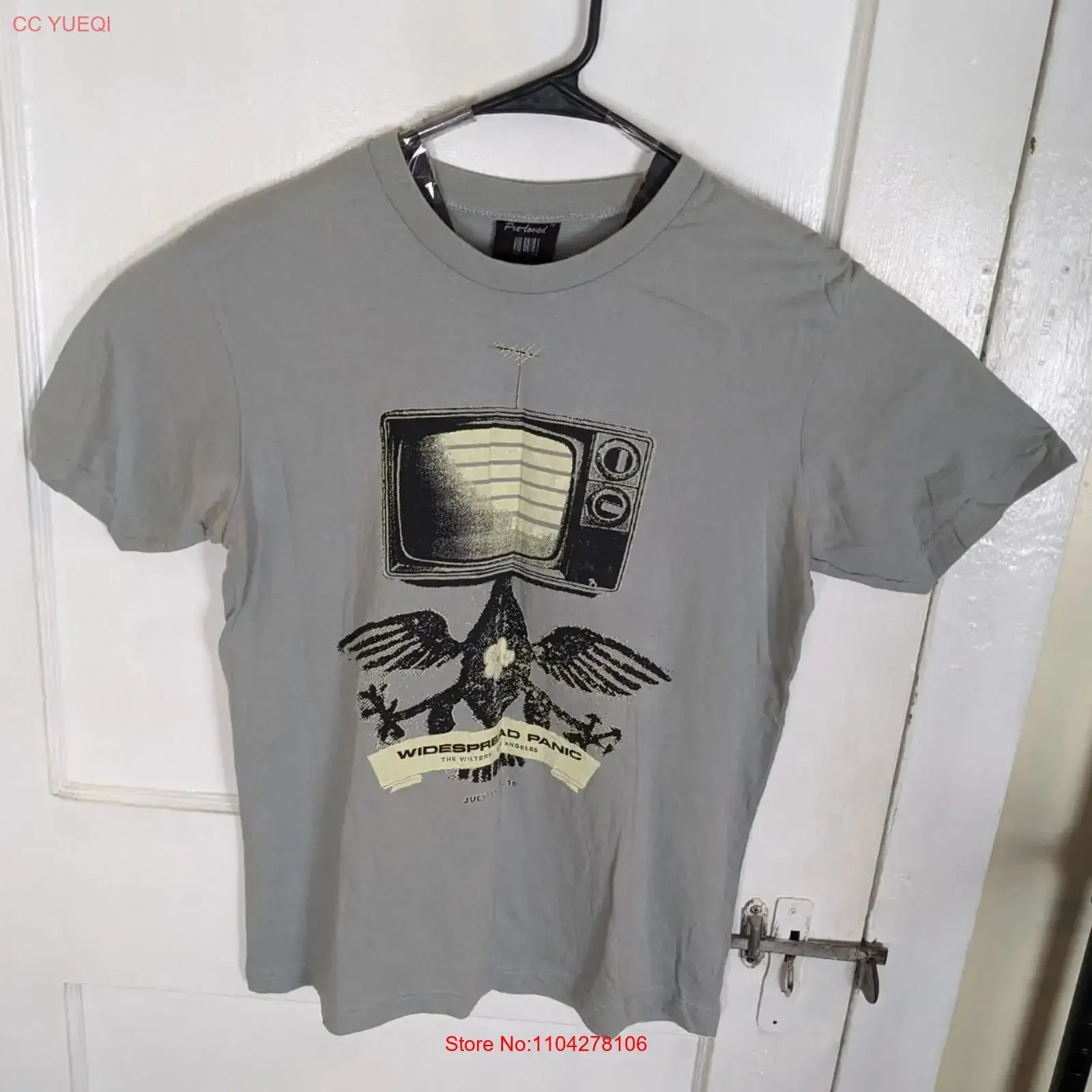 Y2K Widespread Panic Rock Band Promo T Shirt Pop LA Wiltern Men M Merch vintage Washed Comfortable graphic Breathable Slightly