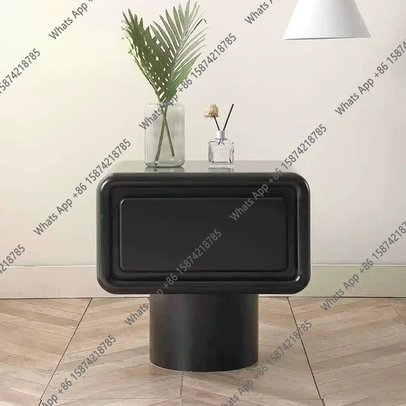 

Cloud bedside table medieval light French cream style modern simple bedroom bedside storage cabinet