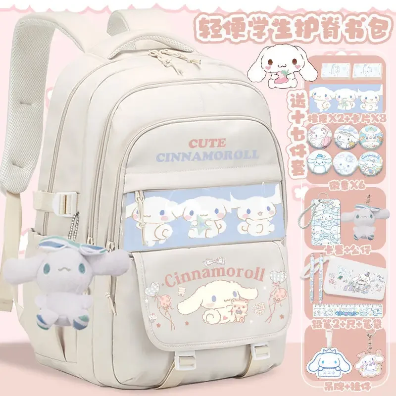 

Cinnamoroll Backpack Boys and Girls Elementary School Backpack Large-capacity Junior High School Student School Bag