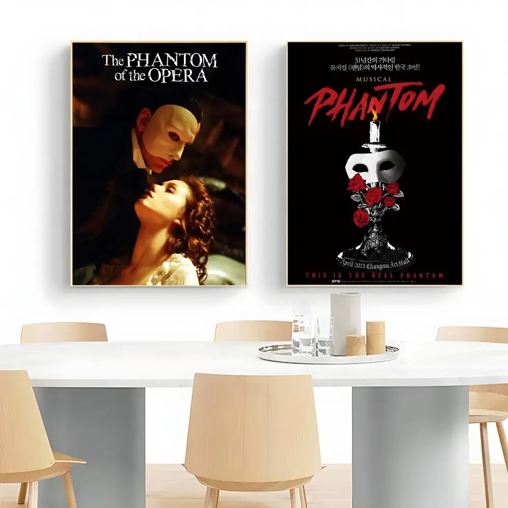 Dramatic Musical T-The Phantom Of The Opera Poster Wall Art Print Decorative Mural Home Decor Gift Unframed