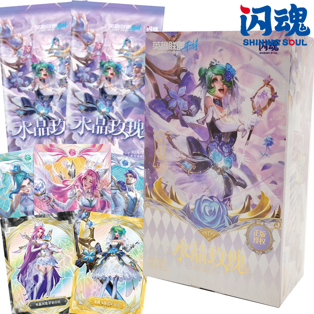 

SHINING SOUL Original League of Legends Collection Cards Unique Theme Design Exquisite Exclusive Character Game Cards Kids Gifts