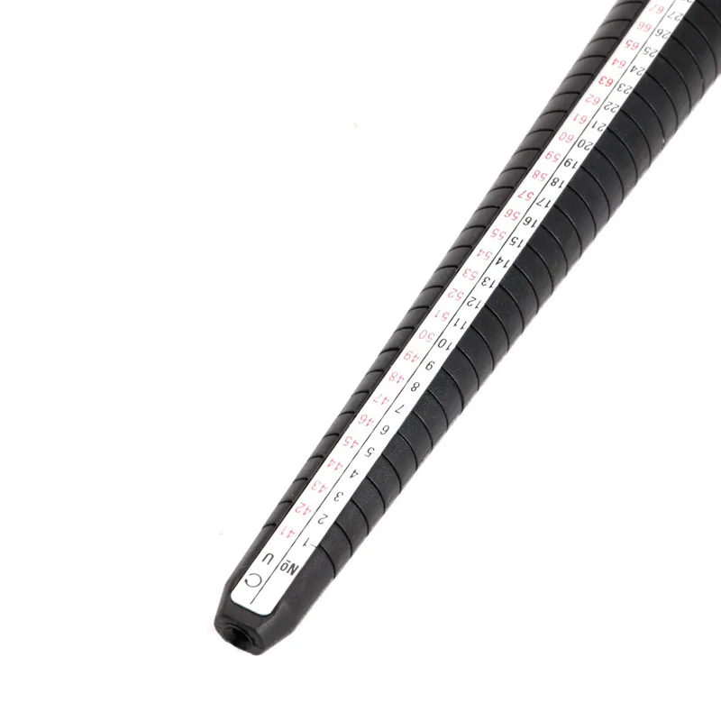 652F เครื่องประดับ Sizer เครื่องมือ พลาสติกแหวน Sizer Gauge แหวน Mandrel วัด Finger