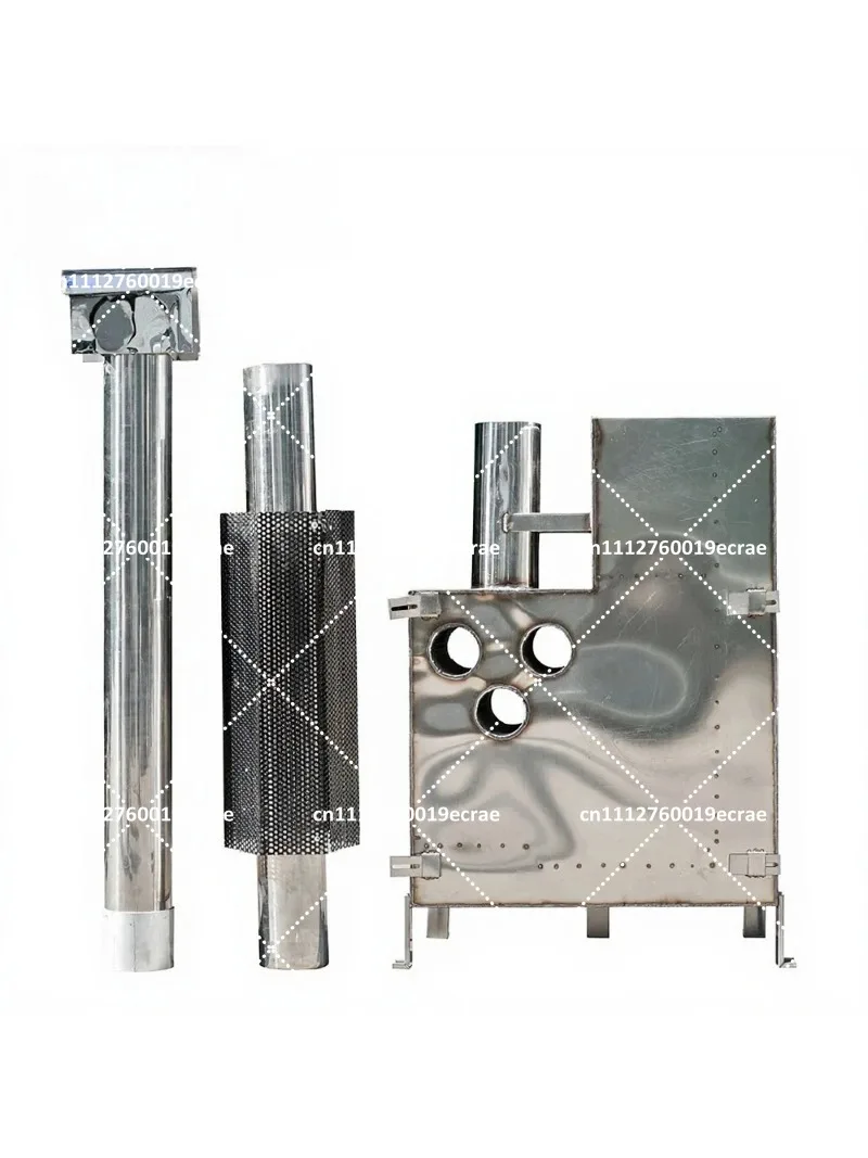 Portable Wood Fired Pool Heater Outdoor Swimming Pool Water Heating System Stainless Steel Fast Heating