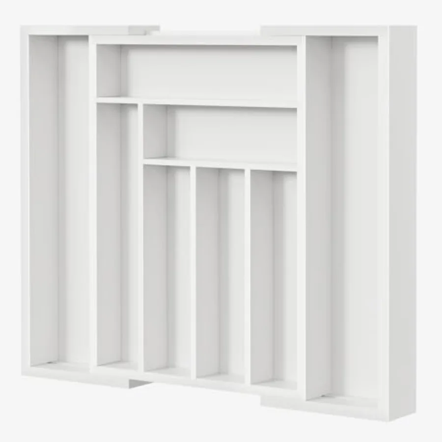 

Бамбуковый расширяемый органайзер для ящиков, регулируемый лоток для столовых приборов, деревянные разделители для ящиков, органайзер для серебряных приборов