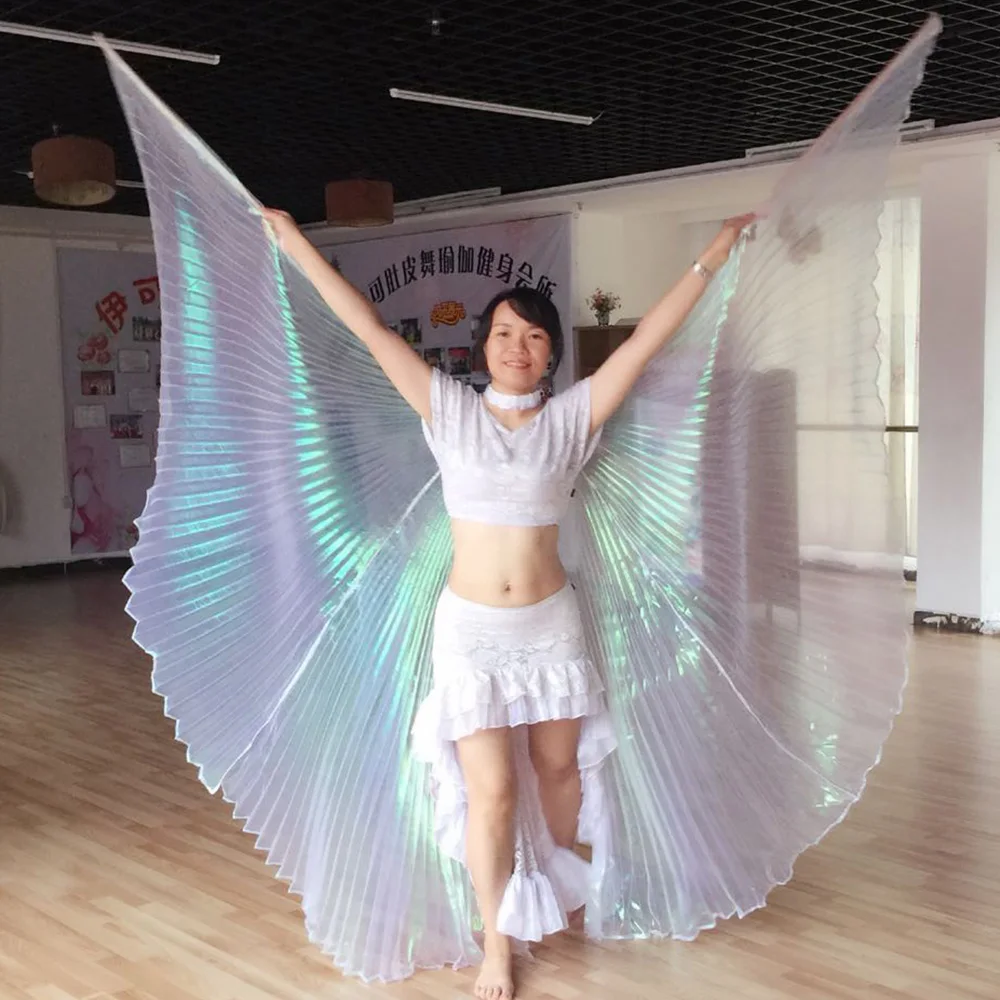 White Isis Wings Egyptian Belly Dance Wings Carnivals Festivals Cosplay Fairy Wings Dance Wings