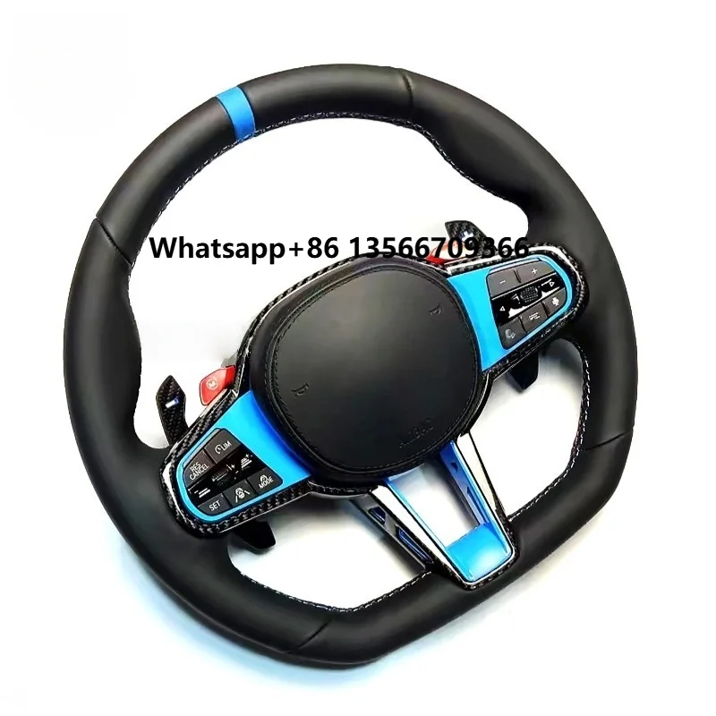 

Hot Sale Precision Crafted Dry Carbon Genuine Leather Steering Wheel for 1-7 Series X1-X7 Models