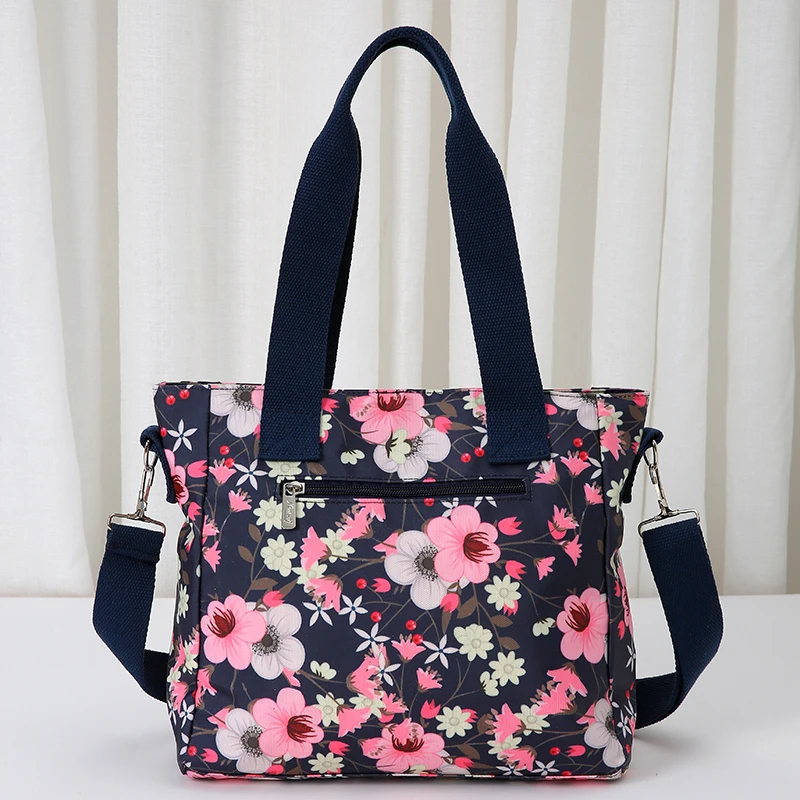 Fashion Printing Large Capacity Ladies Shoulder Bag Daily Carry with Lunch Lunchbox Bag Multifunctional Crossbody Handbag