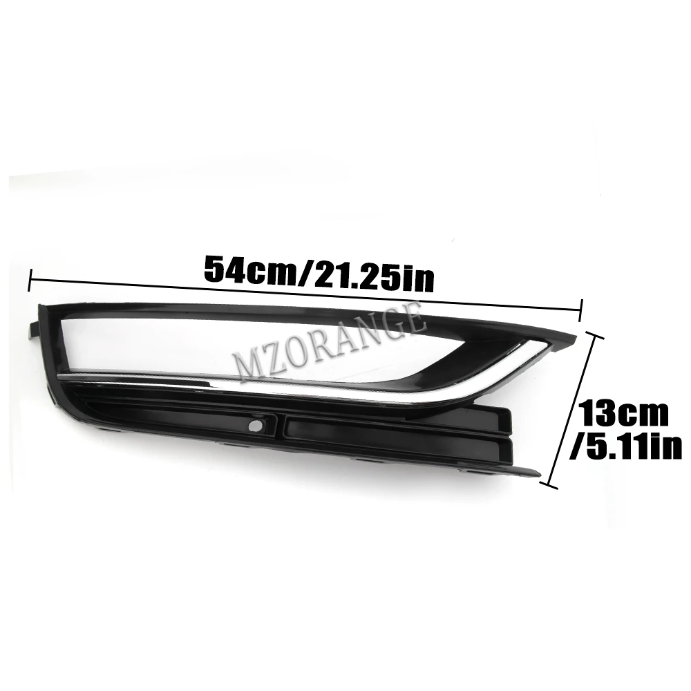 Auto Front Fog Light for VW Passat B7 2011 2012 2013 2014 2015 headlight fogLamp Chrome Grill Left Right Bumper Cover 56D853665