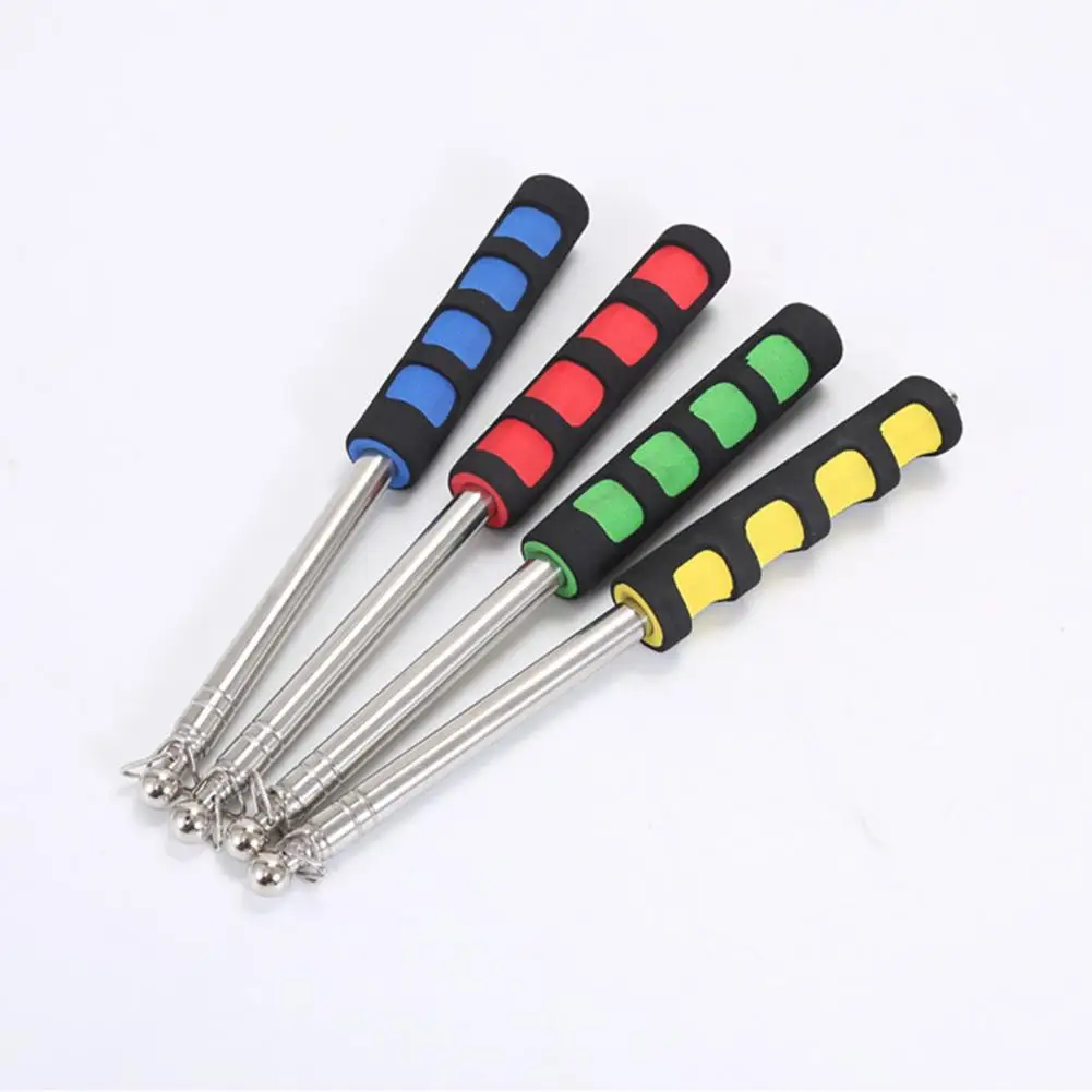 

140/200cm Flag Pole Telescopic With Lanyard Tour Guide Flagpole Teaching Pointer Stick Stainless Steel Flagpole