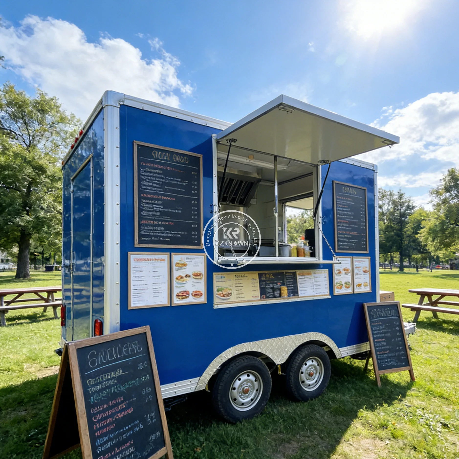 

Мобильный фудтрак-прицеп на заказ: полностью оборудованная кухня для тако, кофе, закусок и уличной еды