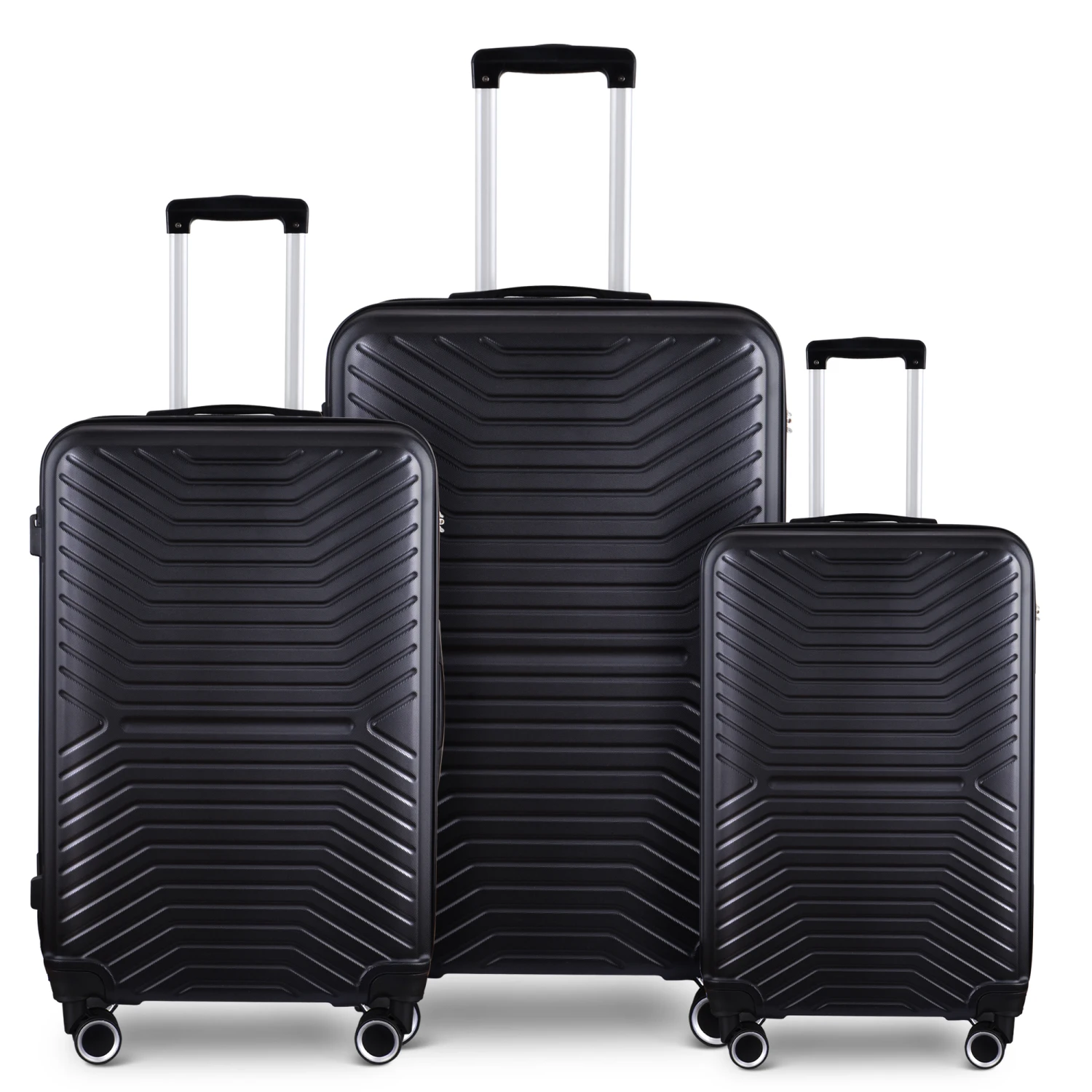 

Luggage Sets 3 Piece Suitcase Set Hard Shell Carry on Suitcases with Spinner Wheels Suitcase with TSA Lock 20in/24in/28in