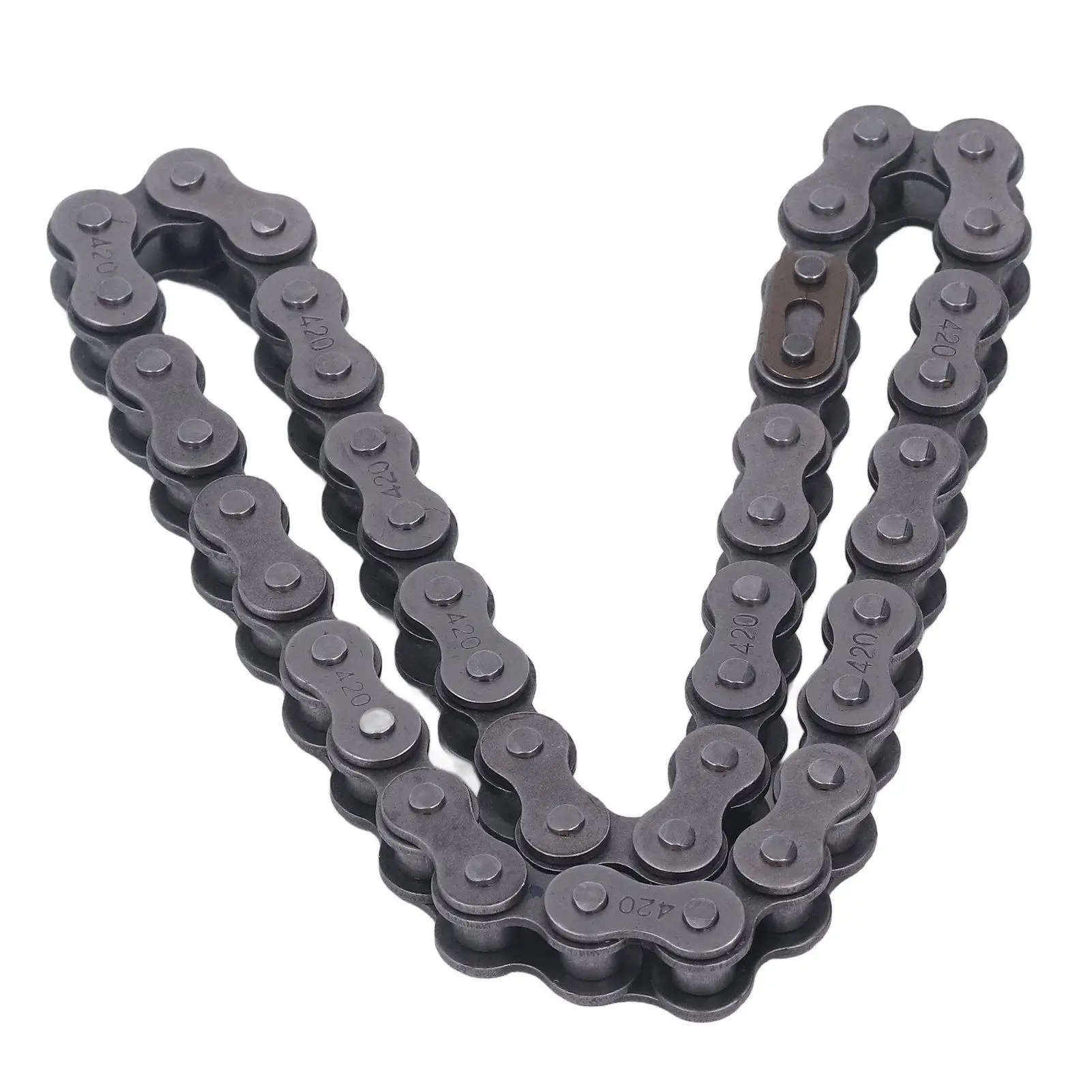 for Bike Jackshaft Chain Direct Replacement Anti Rust Impact Resistant Lasting Serving 42 Links Jackshaft Chain for