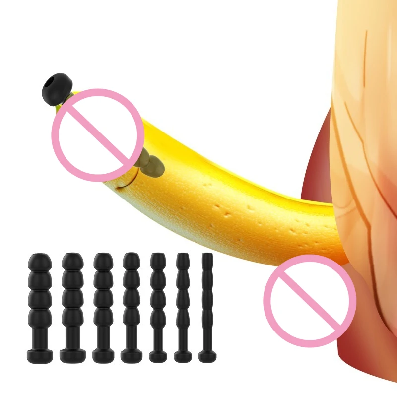 أنبوب الإحليل سيليكون الحصان العين قضيب الجوف دسار القذف تأخير الاختراق مثير لك للرجال مجرى البول المتوسع ديك تحفيز