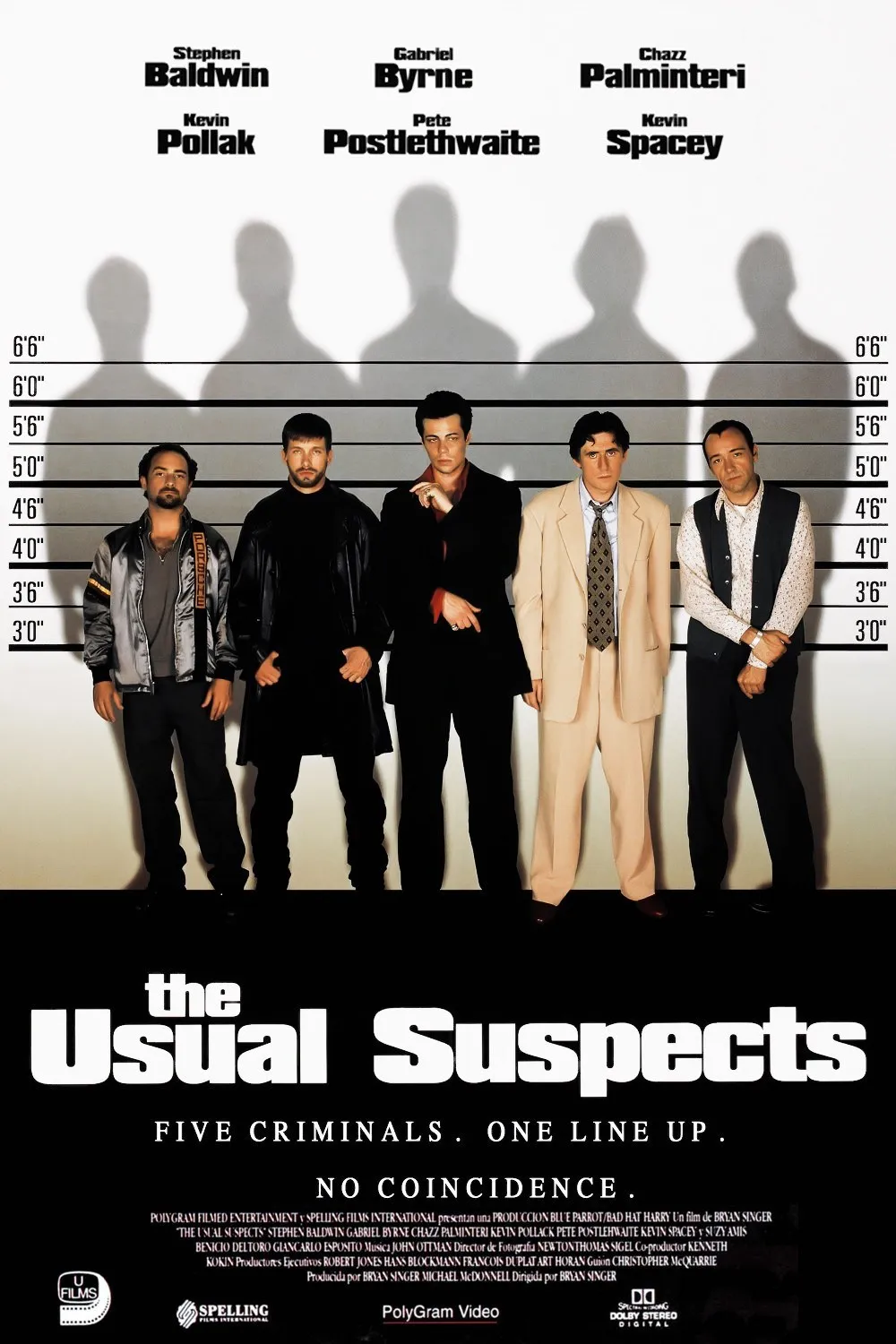 Movie The Usual Suspects (1995) Wall Poster Wall Art Rome Decoration