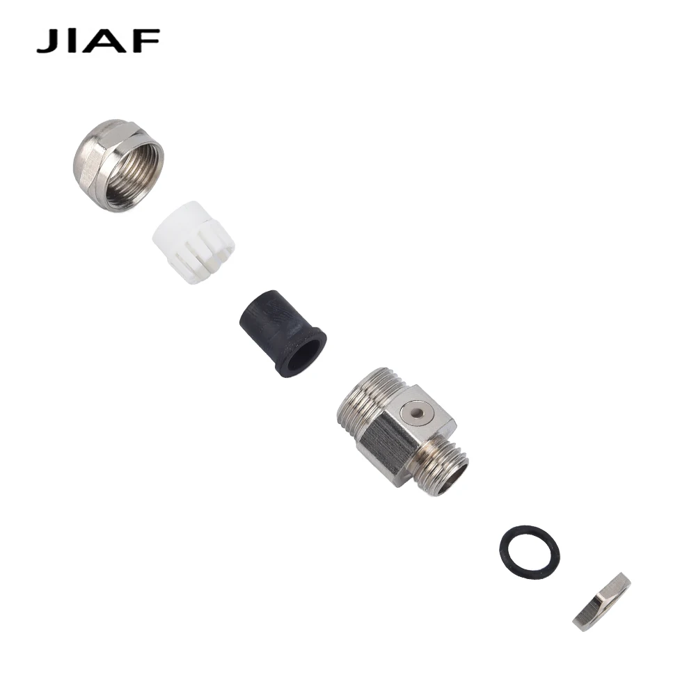 1piece Metal Cable Gland Vent Breathable Cable Gland PG7 M10*1.5 M12*1.5 Nickle Planted Brass