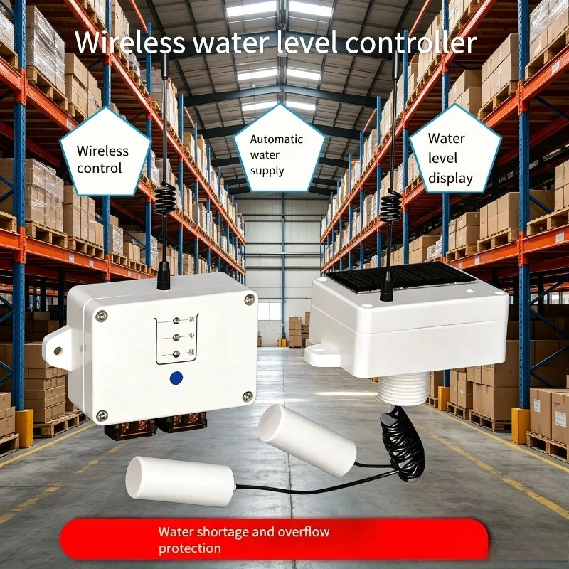 Smart Wireless Water Level Controller Remote Float Pump Switch for Tower Pool Automatic
